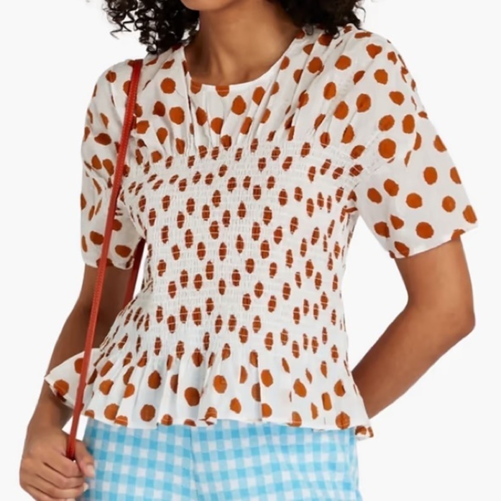 Baum Und Pferdgarten Polka Dot Mynowa Blouse sz 40 - Picture 3 of 7